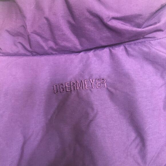 VTG 90s Obermeyer Zephyr Colorblock Ski Jacket Purple Teal Men’s L Outdoor Retro - Picture 7 of 12